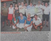 walk4life overhandiging cheque